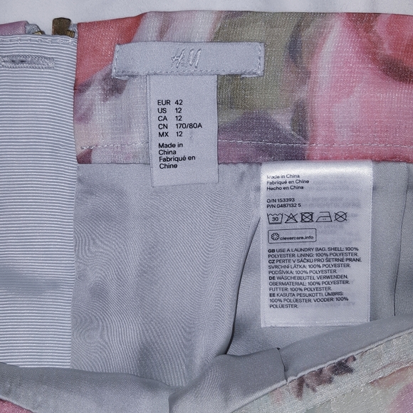 H&M floral chiffon tulip skirt - Picture 4 of 5